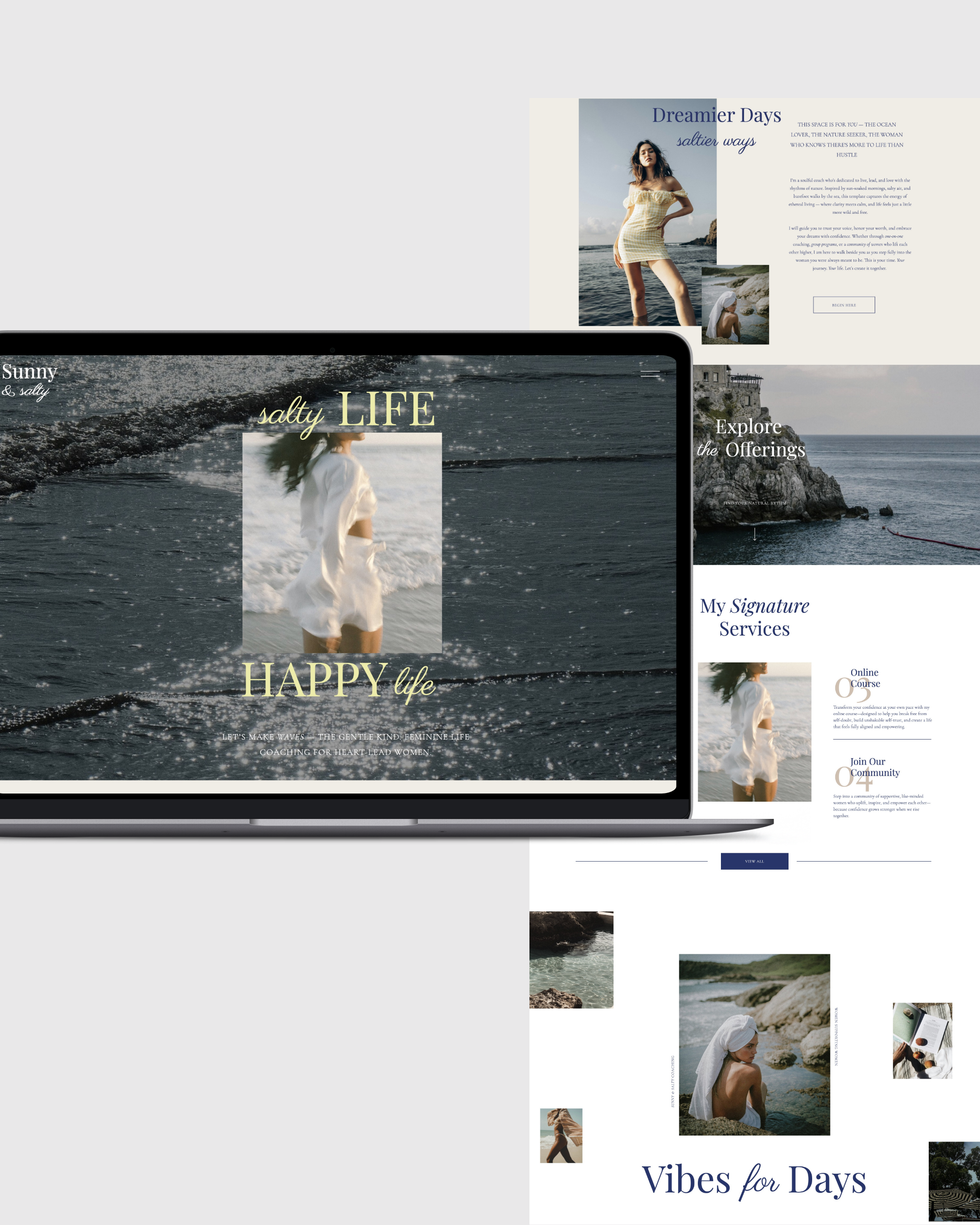 Best Showit Website Templates for life coach health and wellness coaches and creatives. Customize homepage, about us, contact us, portfolio, online course, podcast and service. modern, editorial and minimalist