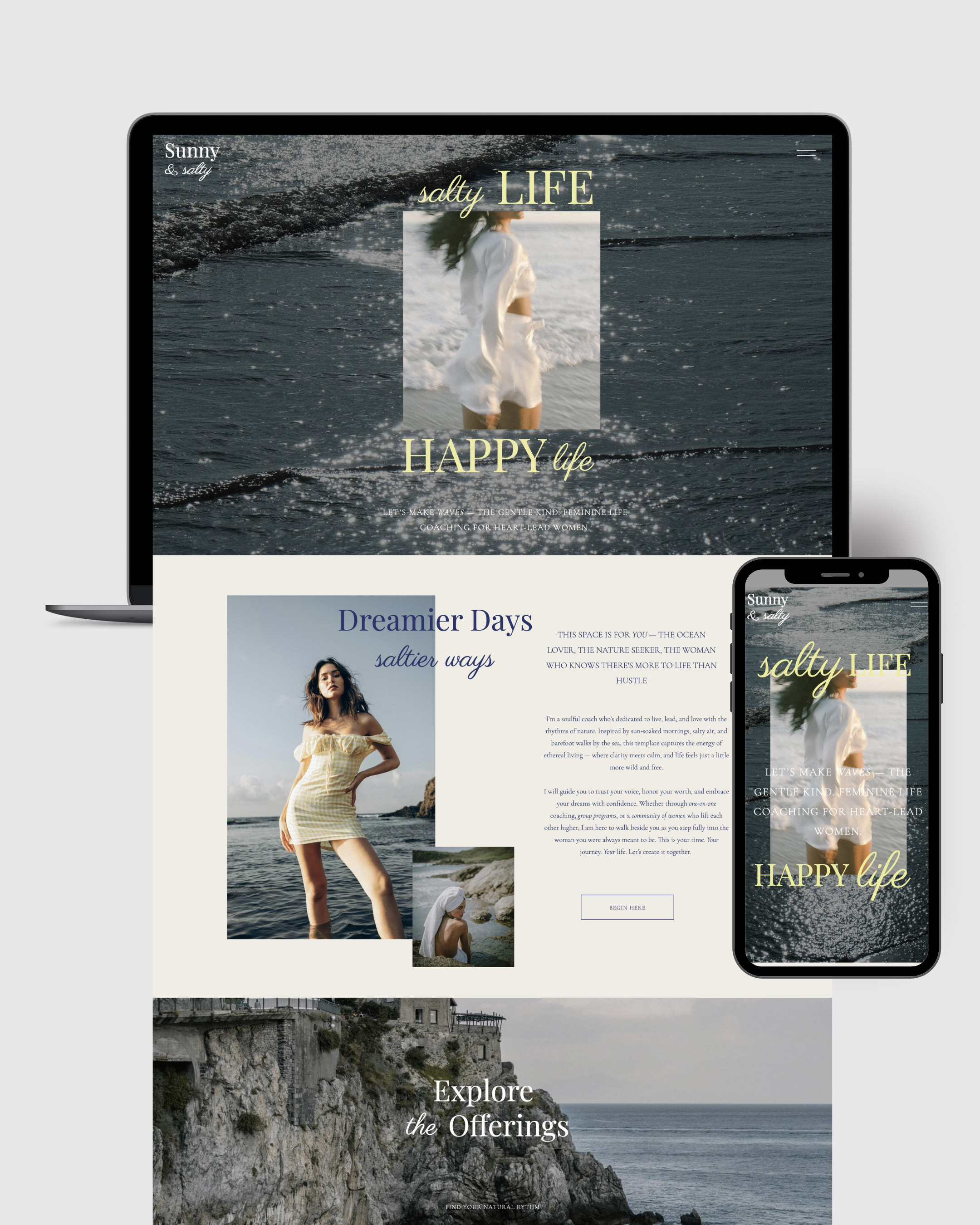 Best Showit Website Templates for life coach health and wellness coaches and creatives. Customize homepage, about us, contact us, portfolio, online course, podcast and service. modern, editorial and minimalist