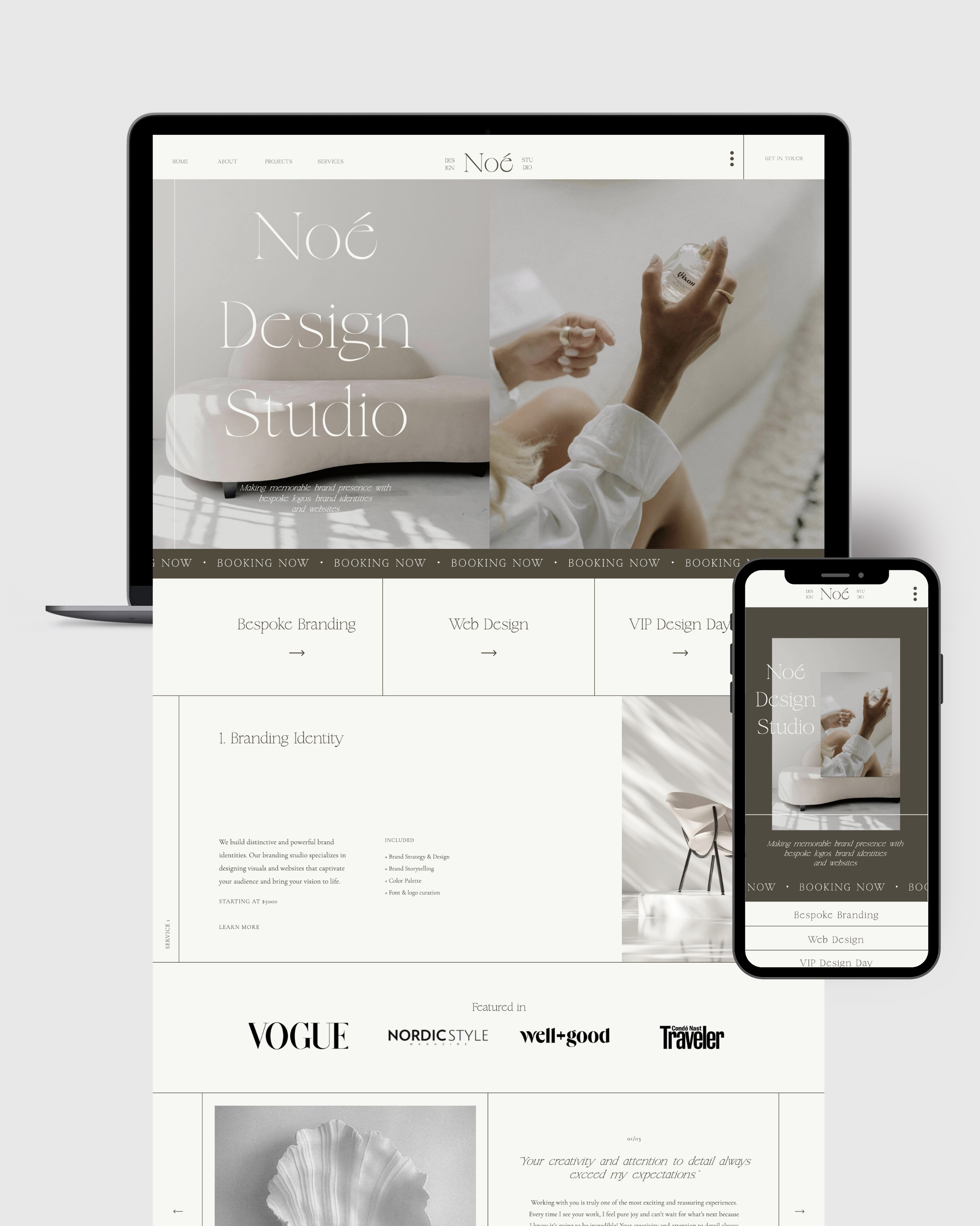 best editorial minimalist showit website template for graphic design agency photographers designers. Easy cusomization. Luxurious and modern portfolio layout